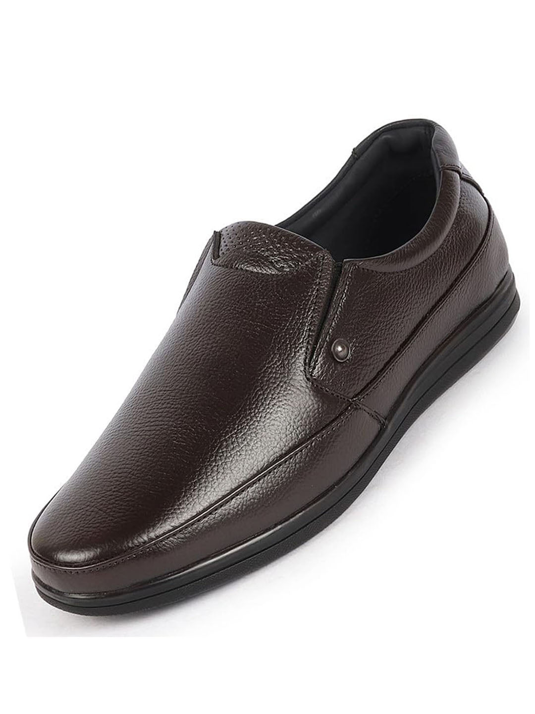Shop Men's Brown Formal Office Genuine Leather Shoes Online – FAUSTO.in