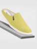 Men Green Casual Back Open Canvas Stylish Slip On Shoes