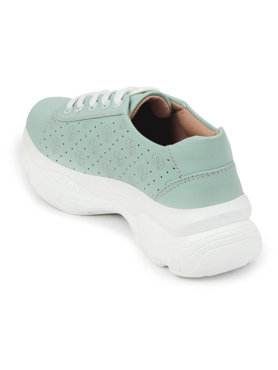 Shoes hotsell green back