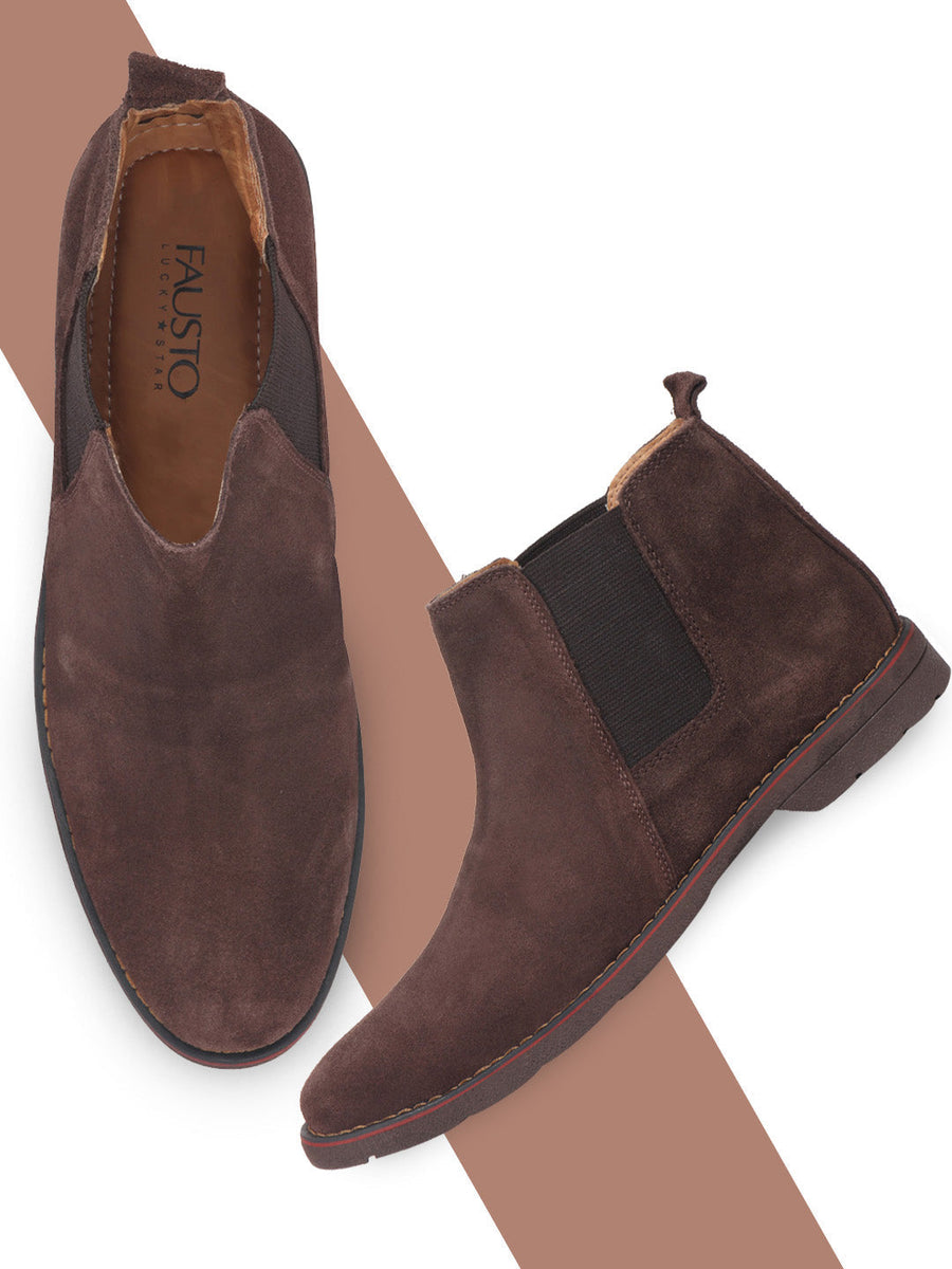 Sweat leather boots hot sale