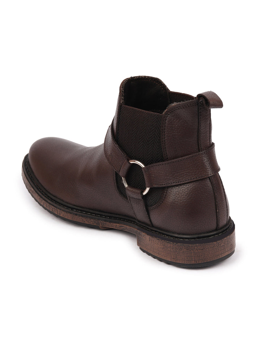 Mens buckle ankle boots hot sale