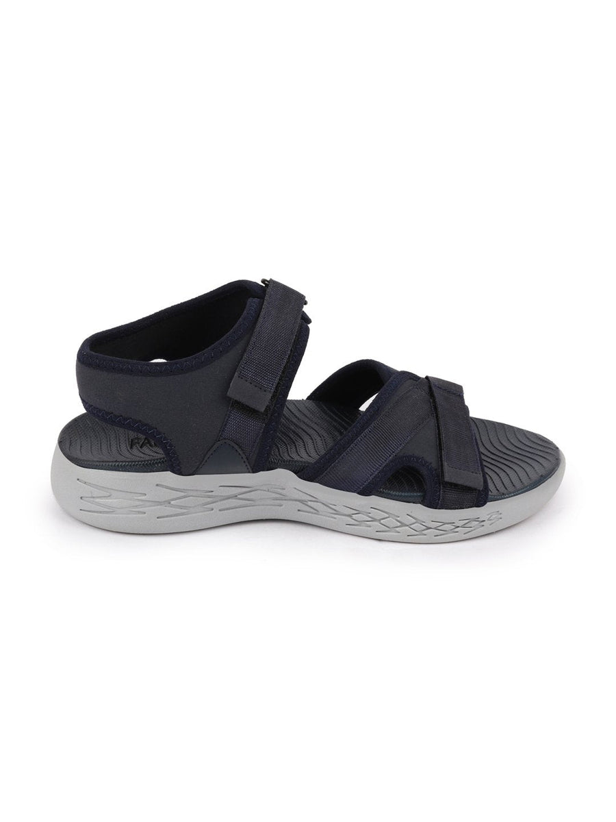 Buy Men Navy Blue Sports Phylon Sole Flexi Sandals Floaters