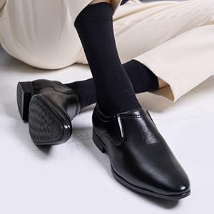 Men Brown Formal Office Meeting Slip On Shoes