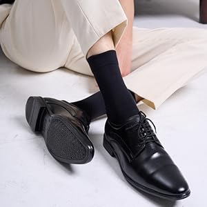 Men Brown Formal Office Dress Lace Up Derby Shoes