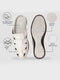 Men White Laser Cut Design Multi Strap Back Open Perforated Hook and Loop Sandals
