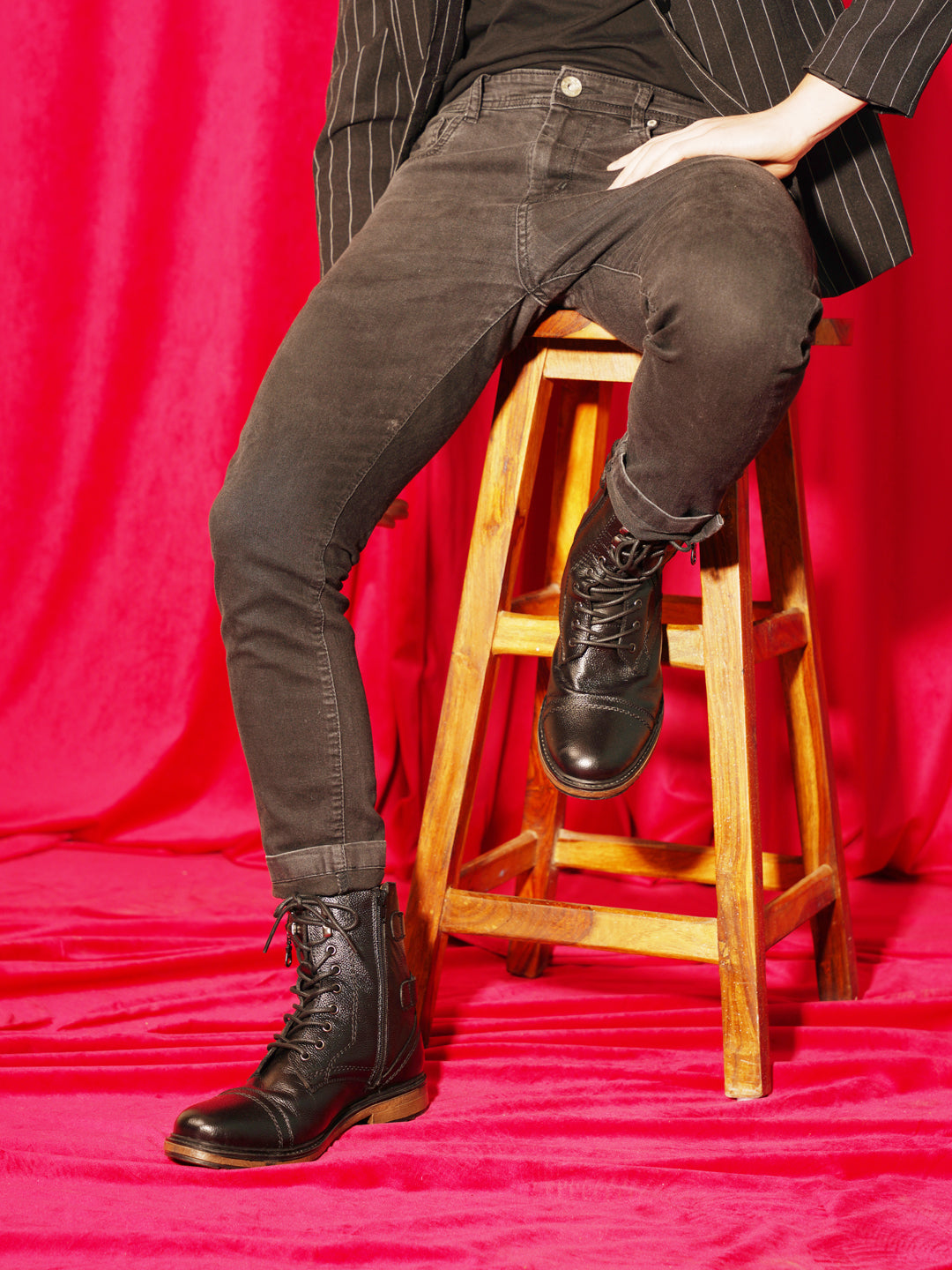all leather boots mens