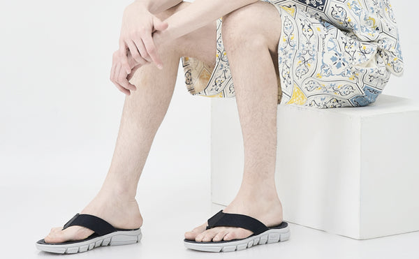 Men Grey Phylon Sole Flexible Ultrasoft Outdoor & House Slippers