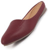 Women Back Open Slip On Mules Work And Casual Wear Loafer Flats Memory Cushioned Insole Slippers