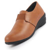 Women Elastic Strap Slip On Wedge Formal Shoes All Day Comfort Office Dress Shoes  Lightweight And Cushioned