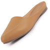 Women Back Open Slip On Mules Work And Casual Wear Loafer Flats Memory Cushioned Insole Slippers