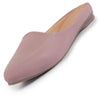 Women Back Open Slip On Mules Work And Casual Wear Loafer Flats Memory Cushioned Insole Slippers