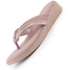 Women Lavender Elegant Embellished Shimmery Wedding T-Strap Flat Slip On Slippers|Soft Cushioned Footbed|Party, Reception, Festive