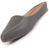 Women Back Open Slip On Mules Work And Casual Wear Loafer Flats Memory Cushioned Insole Slippers