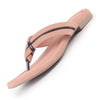 Women Pink Stylish Comfort Braided Design T-Strap Slip On Flats|Soft Cushioned Footbed Insole Thong Slippers|Daily Wear, Office, Travel & Casual
