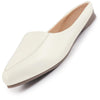 Women Back Open Slip On Mules Work And Casual Wear Loafer Flats Memory Cushioned Insole Slippers