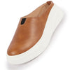 Women Camel Outdoor Fashion Comfort Open Back Platform Heel Slip On Casual Shoes