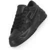 Men Black Low Top Chunky Lace-Up Sneaker Shoes|Low Ankle Casual Shoes|All Day Comfortable Sneakers
