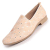 Men Pink Embroidery Sequin Fabric Upper Ethnic Party Juttis Mojaris for Kurta|Slip On Loafers for Indo-Western Events|Wedding Traditional Sherwani Anti Skid Slip Ons Shoe