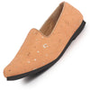 Men Orange Embroidery Sequin Ethnic Slip On Juttis and Mojaris for Wedding|Festive Party Slip-On Kurta Shoe|Traditional Sherwani Shoes
