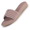 Women Lavender Rhinestone Strap Wedge Heel Ethnic Slip On Sandals for Wedding, Anarkali, Indo-Western Dress|Open Toe Ortho Slippers with Soft Cushioned Footbed