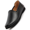 Men Black Ethnic Slip-On Lightweight Jutis & Mojaris