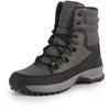 Men Grey High Top 3-Eye Lace Up High Ankle Winter Biker Boots|Trekking Boots|Hiking Boots|Basketball Shoes|Good Sole Grip Traction