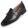 Men Black Handcrafted Upper Textured Classic Party Slip On Tassel Loafer|Elegant Ethnic Jutti Mojari for Wedding Dress|Comfort Slip-On Shoe with TPR Welted Sole
