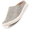 Men Grey Back Open Stylish Design Slip On Shoes