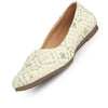 Women White Green Embroidered Ethnic Slip On Juttis and Mojaris for Bride|Traditional Wedding Punjabi Jutti for Anarkali Kurta and Lehenga|Bridal Slip On Shoes