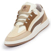 Men White Colorblocked Low Top Classic Lace-Up Sneaker Shoes|Low Ankle Casual Shoes|All Day Comfortable Sneakers