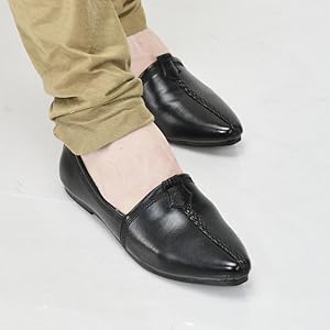 Men Brown Wedding Party Evening Broad Feet Ethnic Slip On Juttis and Mojaris