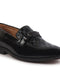 Men Black Casual Patent Leather Slip-On Loafers