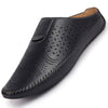 Men Black Ethnic Slip-On Juttis