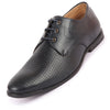 Men Navy Blue Pattern Design Formal/Office Lace Up Shoes