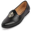 Men Black Ethnic Slip-On Juttis