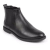 Men Black High Ankle Slip On Outdoor Fashion Winter Chelsea Boots