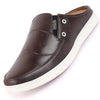 Men Coffee Casual Back Open Classic Slip On Shoes