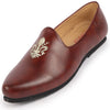 Men Cherry Ethnic Embroidery Juttis and Mojaris