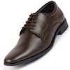 Men Brown Formal Office Dress Lace Up Derby Shoes