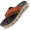 Men Tan Slip On Casual Flexible Phylon Sole Slippers