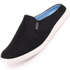 Men Black Casual Canvas Slip-On Shoes