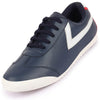 Men Navy Blue Lace-Up Classic Striped Sneakers Casual Shoes