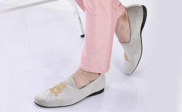 cream dress shoes mens Mauri Gentleman 3251 Cream Goatskin/Alligator Shoes 16 main image 0