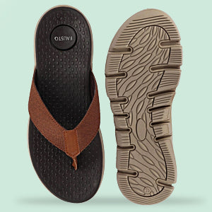 Men Grey Phylon Sole Flexible Ultrasoft Outdoor & House Slippers