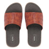 Men Tan Open Toe Ultra Light Flexible Slip-On Slippers Flip-Flops