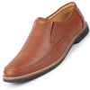 Men Tan Formal Superior Comfort Slip On Shoes