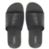Men Black Open Toe Ultra Light Flexible Slip-On Slippers Flip-Flops