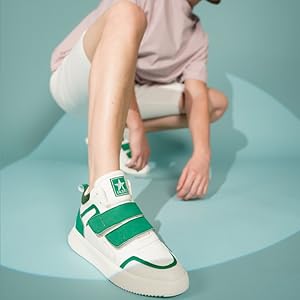 Men Blue Colorblocked High Top Velcro Adjustable Classic Sneakers|Memory Cushion Insole|Street Fashion Hi-Top Sneakers