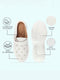 Shop Women White Laser Cut Floral Design Hook and Loop Back Open Slip On Mules Shoes Online.