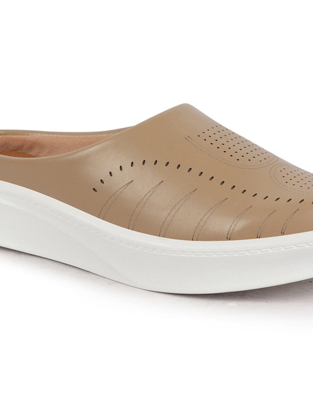 Shop Women Tope Perforation Laser Cut Stitched Casual Slip On Loafer|Work|Outdoor|Slip On Shoes|Office Wear Online.